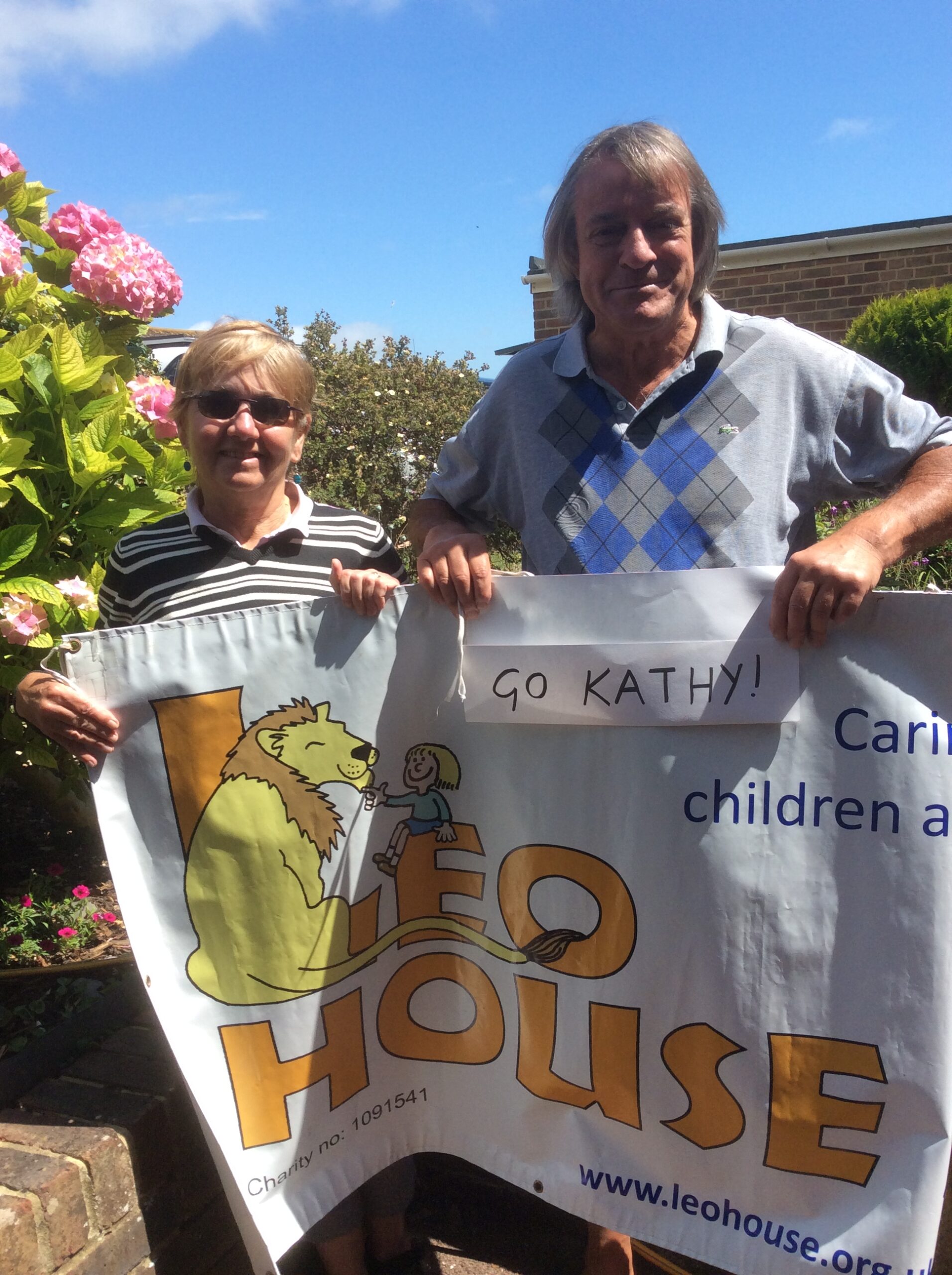 Kathy's walk Leo House